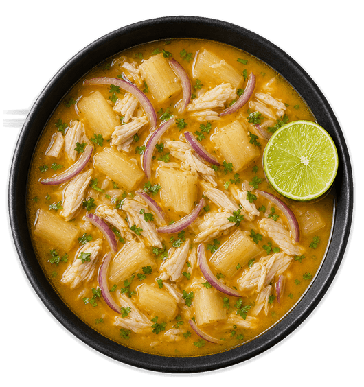 Encebollado de pescado
